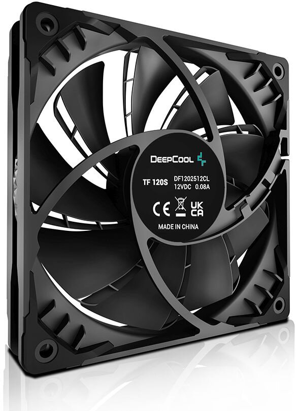 Вентилятор для корпуса Deepcool TF 120S BLACK 120mm 500-1800RPM