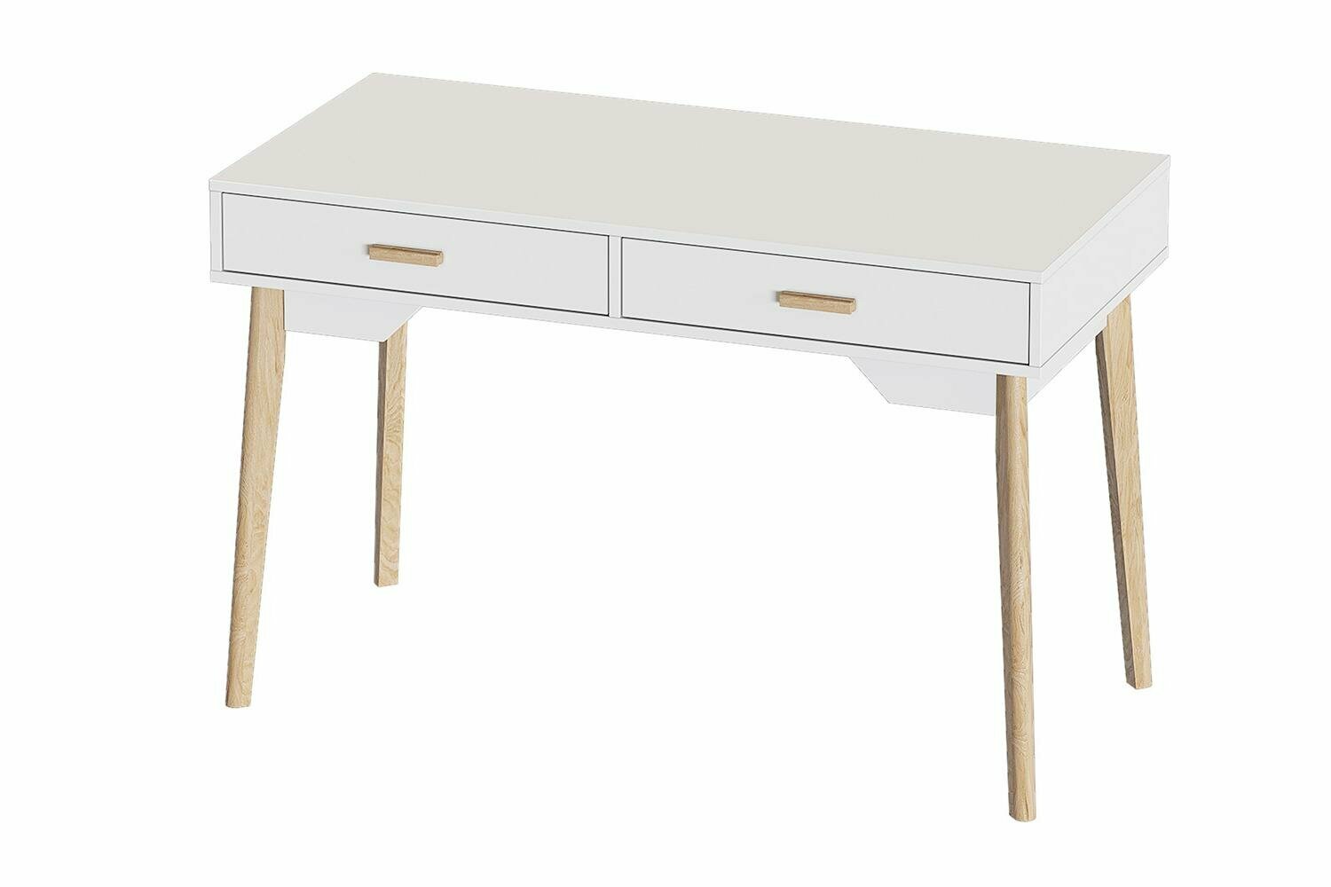 фото Письменный стол SCANDICA Хортен, аляска белый/бланж