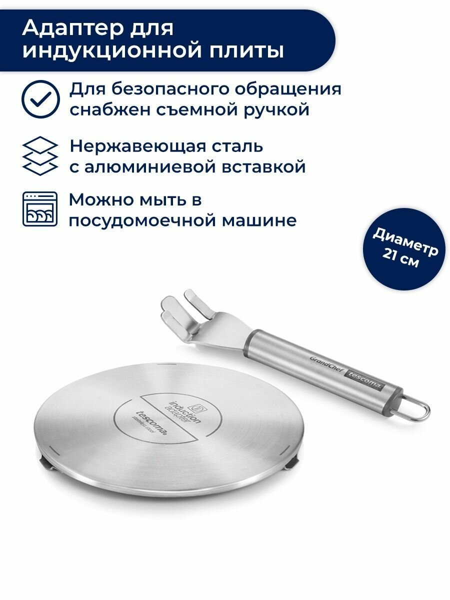 Набор Tescoma GrandCHEF, 188 мм, серебристый