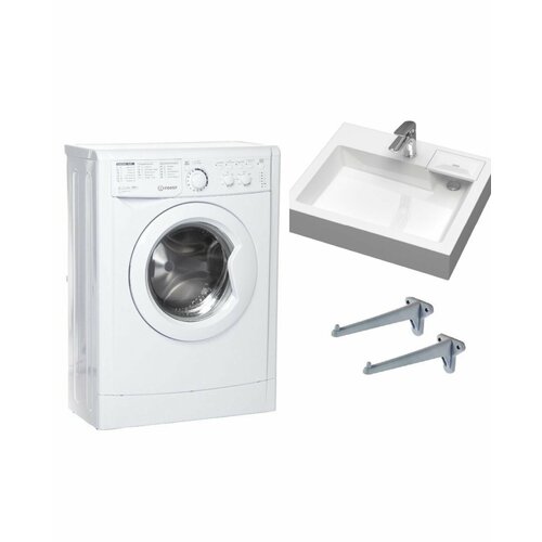 Стиральная машина Indesit EWUC 4105 и раковина Энигма 55 3155000₽