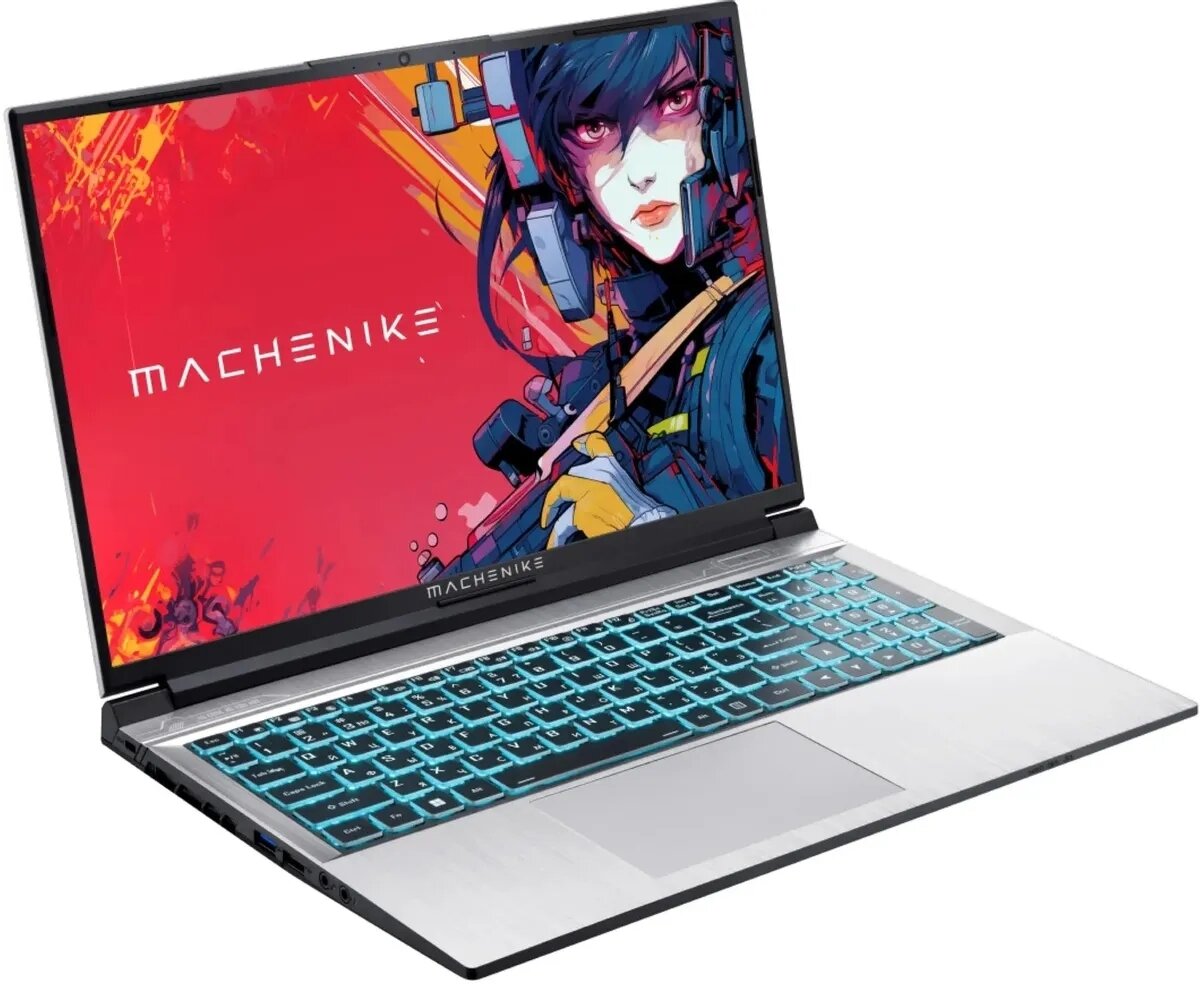 Ноутбук Machenike L15 Star 15.6" QHD IPS 165Hz/Intel Core i5 13500H/16Gb/SSD512Gb/nVidia GeForceRTX4060/DOS/2.3kg/silver
