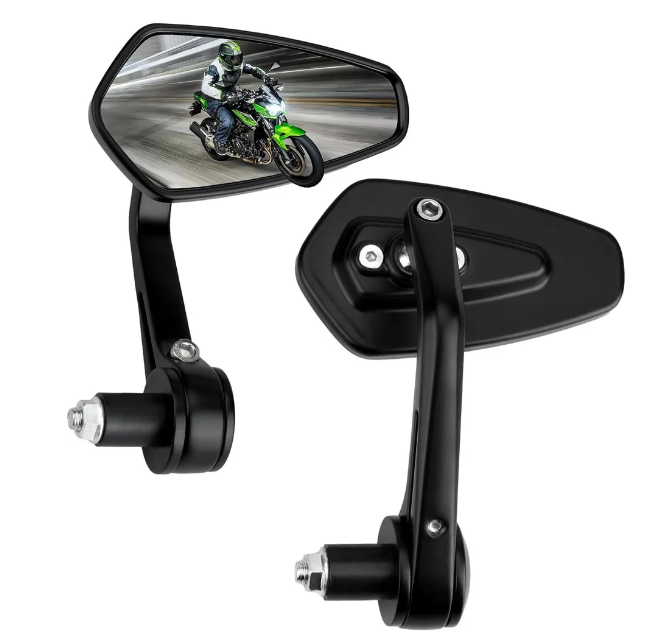 фото Зеркала универсальные в торец руля 22mm