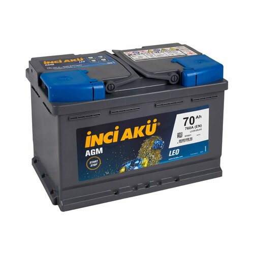 INCI AKU Аккумулятор AGM 70R 760A 278x175x190 450703