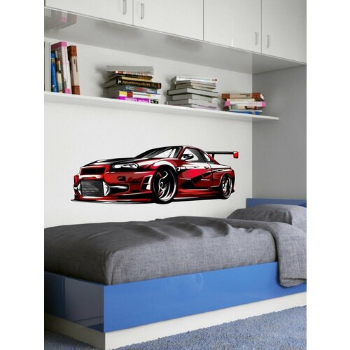 Интерьерные наклейки на стену для декора и интерьера дома stiker машина 004 399₽