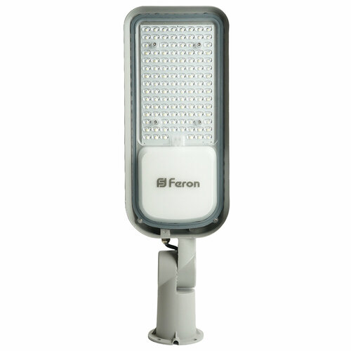 Светодиодный уличный консольный светильник Feron SP3060 80W 6400K 100-265V/50Hz, серый fr_48686