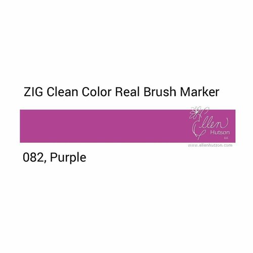 Маркер акварельный с кистью брашпен ZIG Clean Color Real Brush- штучно - цвет - 082