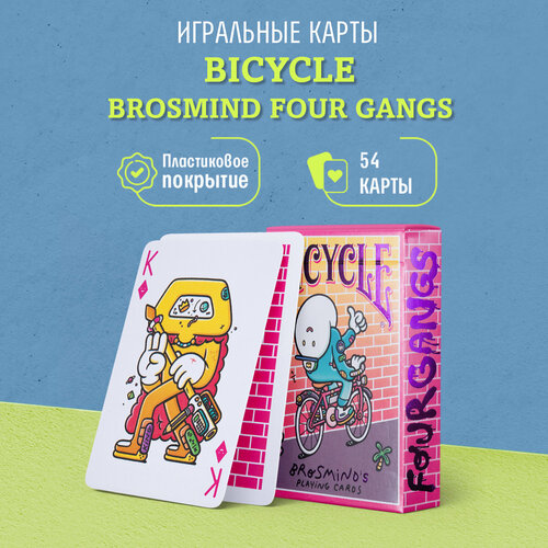 Игральные карты Bicycle Brosmind Four Gangs / Четыре Банды