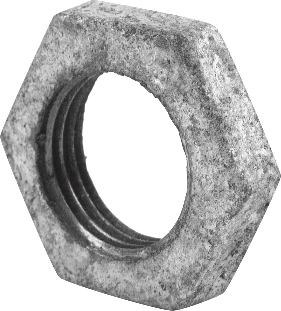 фото Контргайка оцинкованная 1/2" чугун