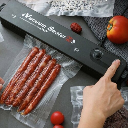 вакуумный упаковщик wiekk vacuum sealer запайщик пакетов вакууматор для продуктов упаковщик пакетов Вакуумный упаковщик продуктов / Пакеты для вакуумного упаковщика / Упаковщик вакуумный / Запаиватель / Пакеты для вакууматора / Вакууматор для продуктов