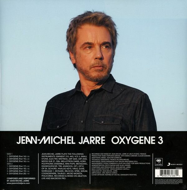 Виниловая пластинка Jean-Michel Jarre. Oxygene 3 (LP, Translucent)