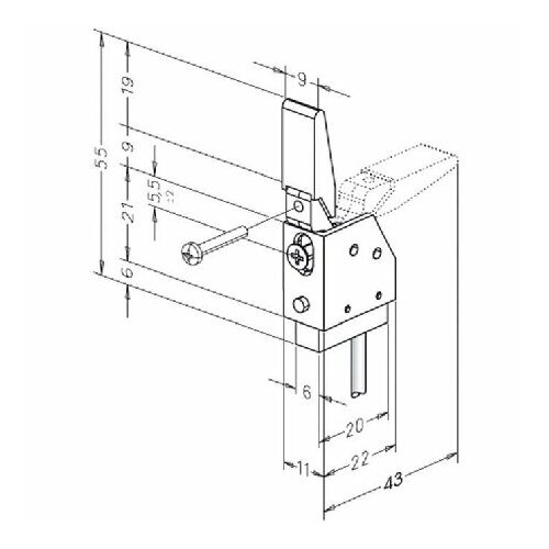 Детектор для болтового переключающего контакта 878----------00 – Assa Abloy effeff – 4042203163584