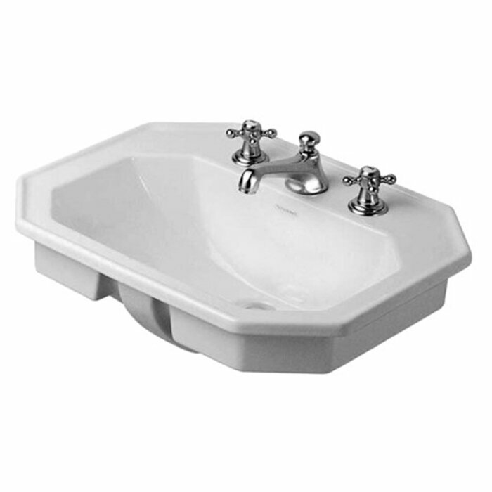 Duravit 1930 Раковина для встраивания сверху, с перел. и 1 отв. под смес, 58х47хh22.5см 0476580000