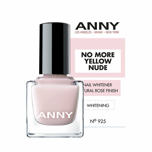 ANNY Лак для ногтей осветляющий NO MORE YELLOW NUDE 15мл