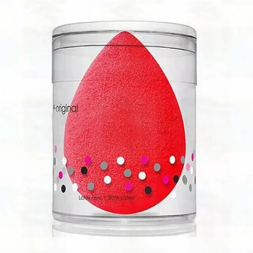 Beautyblender Original Red Egg Sponge - безлатексный спонж для лица в форме яйца beautyblender спонж beautyblender original розовый 1 шт beautyblender спонжи