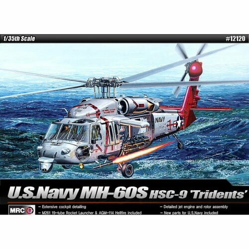 Academy сборная модель 12120 MH-60S HSC-9 Tridents 1:35