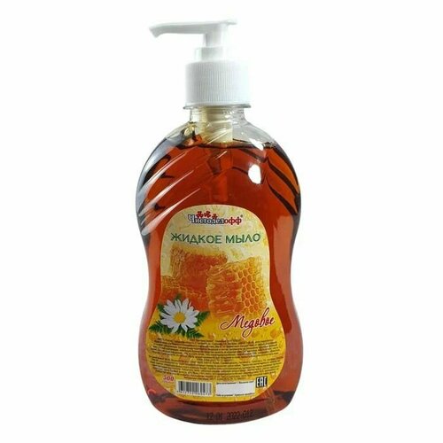 Чистоделофф Жидкое мыло Мед, гипоаллергенное с дозатором 500 мл