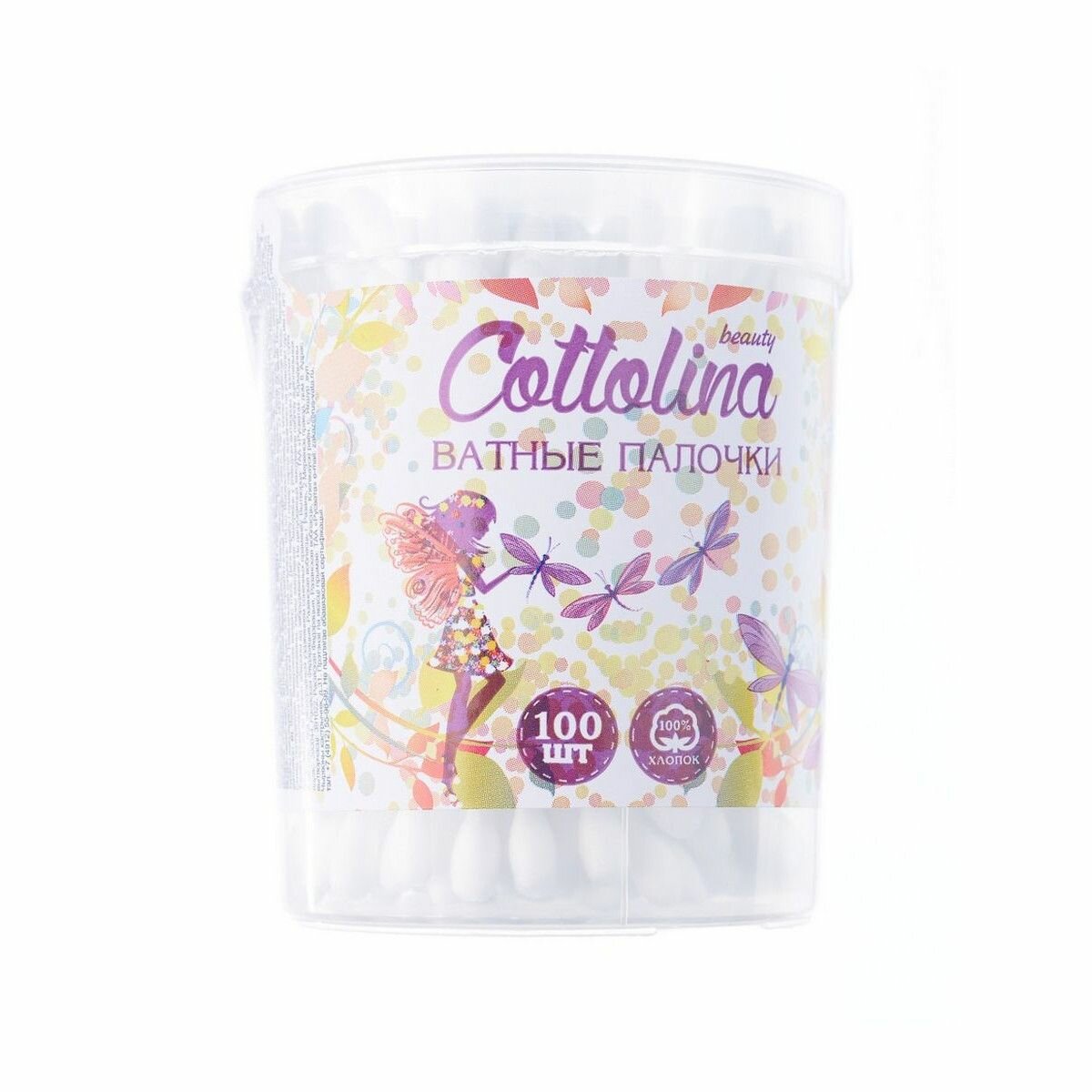 Ватные палочки Cottolina 100шт, 3 упаковки