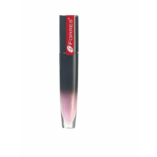 Farres cosmetics Блеск для губ Rich Color Pop 7036-108 (светло-розовый голографика)