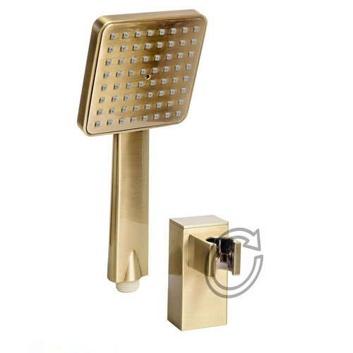 Лейка для душа квадратная с поворотным держателем HOFFNUNG HFG-15000 Бронзовый