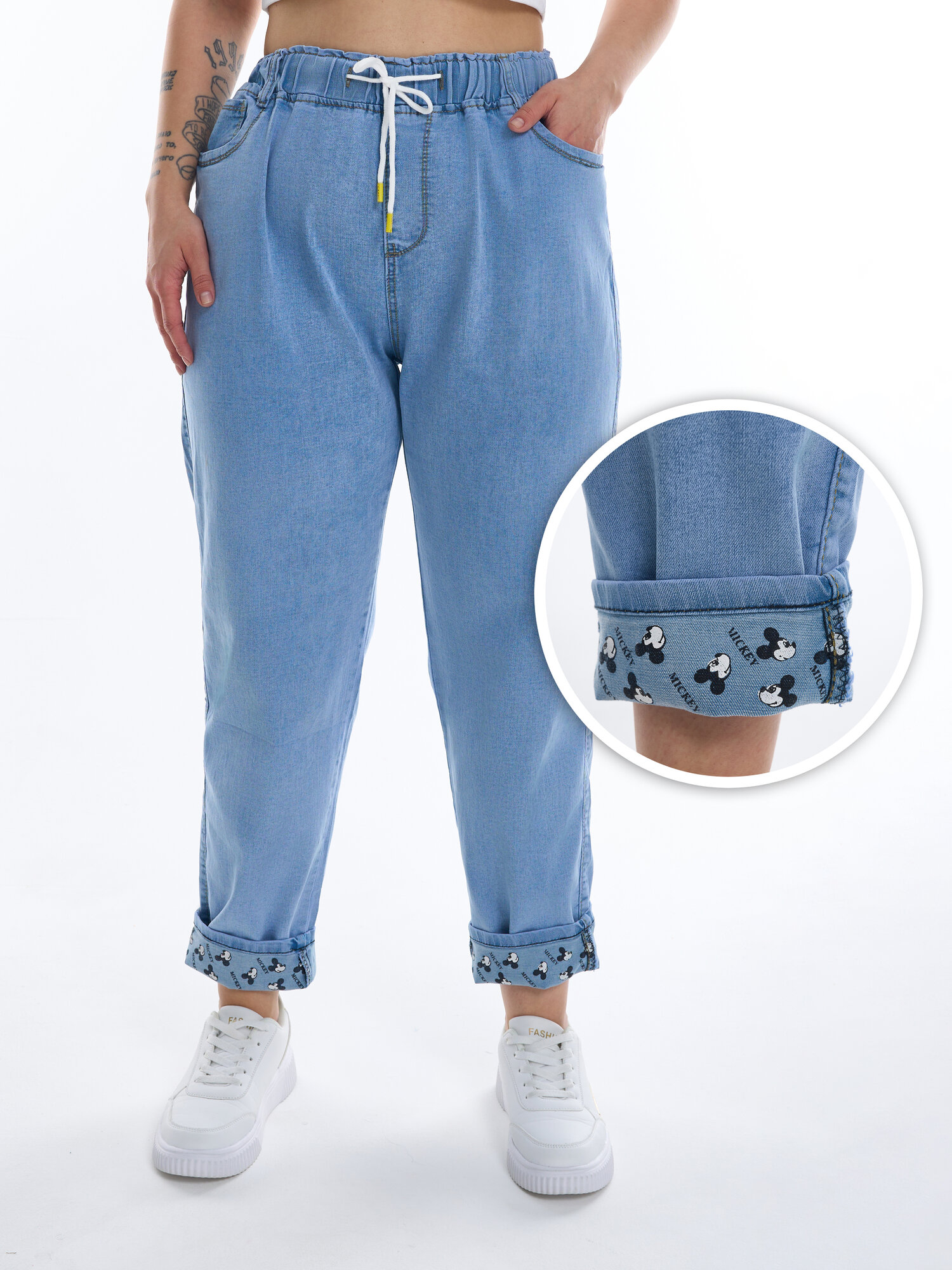 Джинсы мом Denim