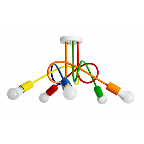 Яркая потолочная люстра 