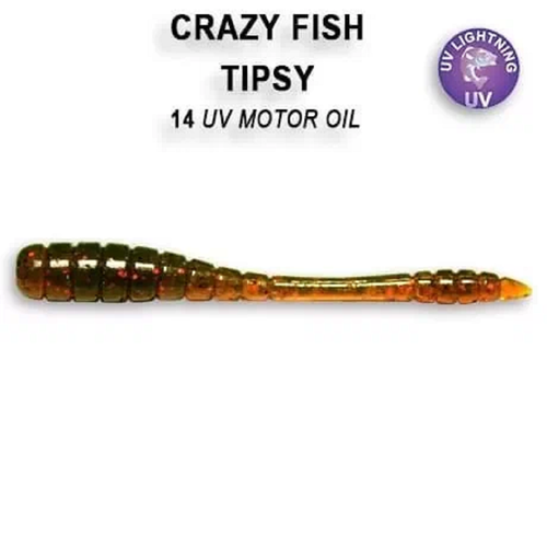 Силиконовая приманка мягкая съедобная Crazy Fish Tipsy 2