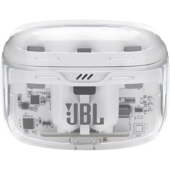 Беспроводные наушники Jbl Tune Beam Ghost Edition, белый — фото 1