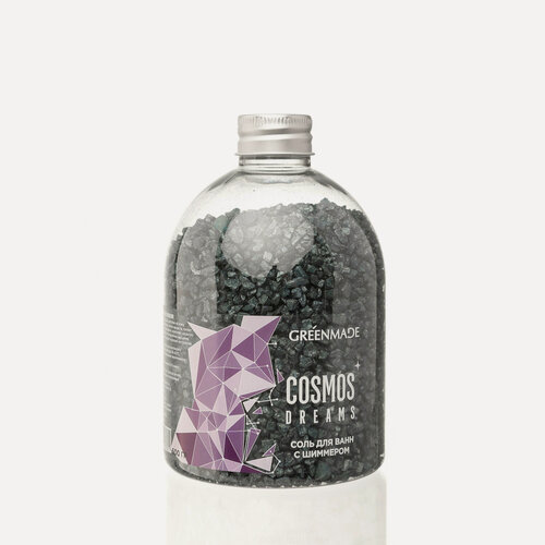 Изображение товара Соль для ванны Greenmade "Космические сновидения" с шиммером, парфюмированная, 500 г