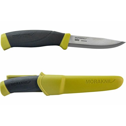 Нож Morakniv Companion, нержавеющая сталь, зеленый, 14075