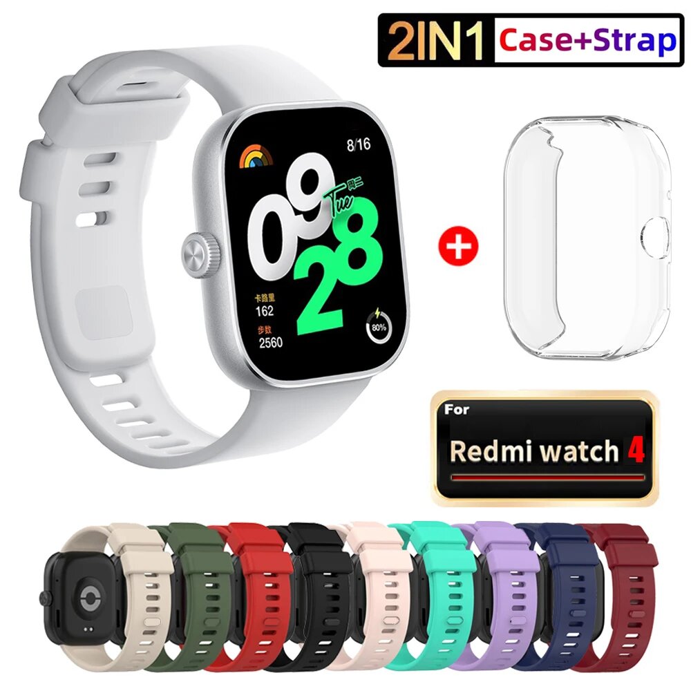 Ремешок для Xiaomi Redmi Watch 4, силиконовый, Zerobreak — фото 1