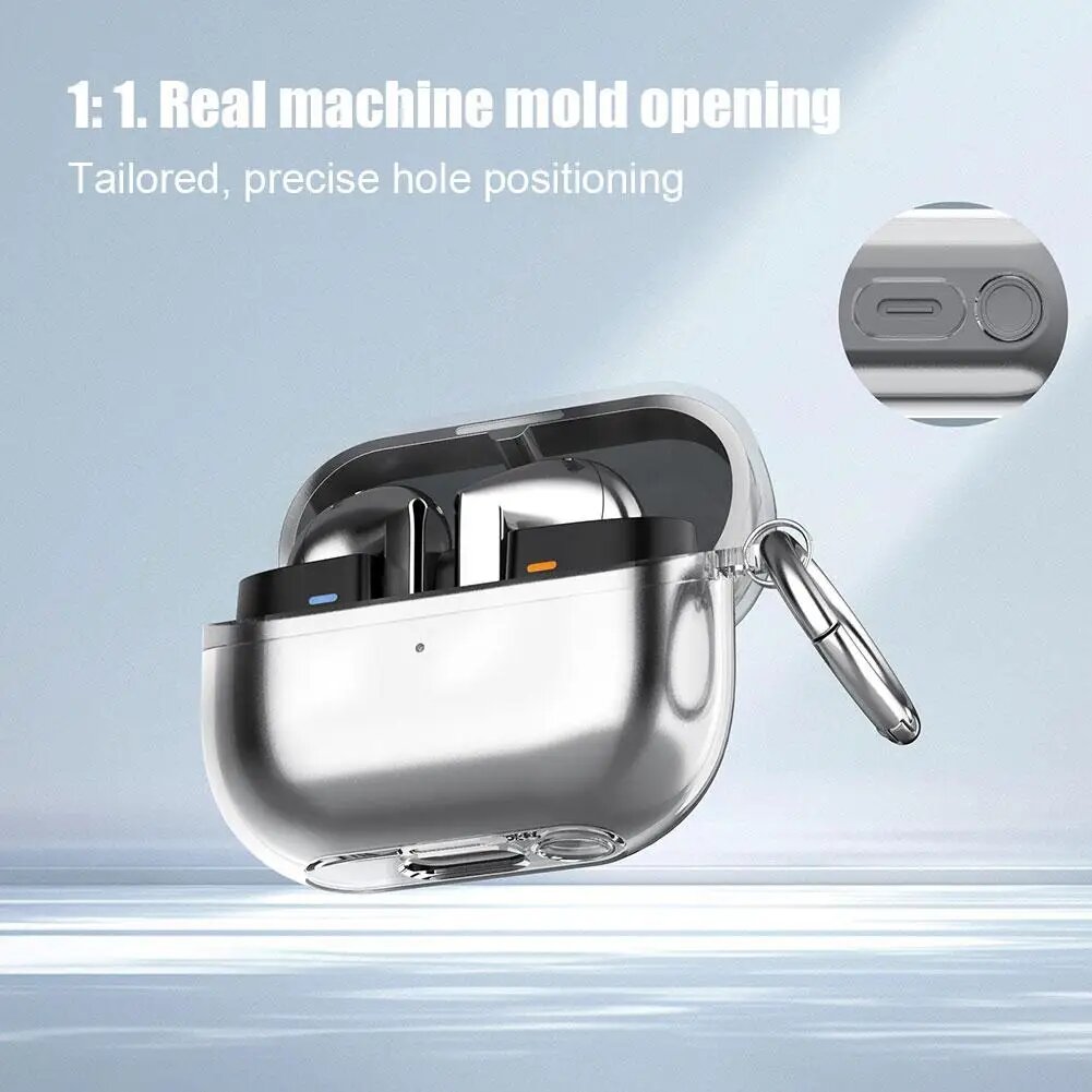 Прозрачный чехол для Samsung Galaxy Buds3 Pro и Buds 3 — фото 1