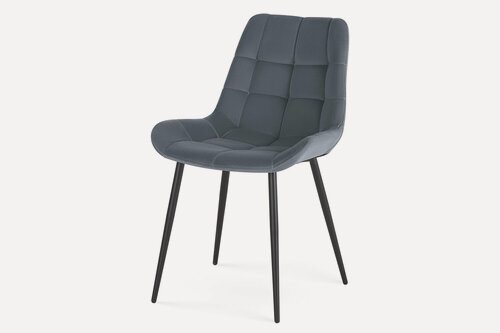Изображение товара Стул кухонный Hoff Белен, 49х82х60 см, мягкий, со спинкой, цвет серый, чёрный
