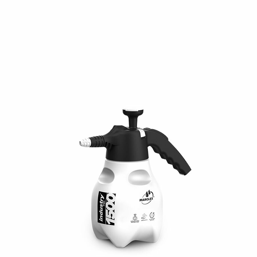 MAROLEX Ручной чёрный помповый опрыскиватель Industry Ergo Acid Line 1500  Viton 