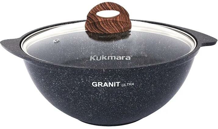 Казан KUKMARA кгг47а объем 4.5 л, алюминий, с антипригарным покрытием, синий