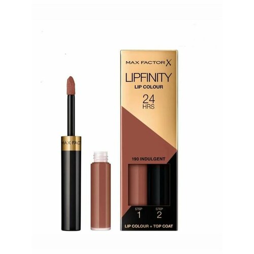 фото Max factor жидкая устойчивая помада lipfinity liquid lipstick 190 indulgent