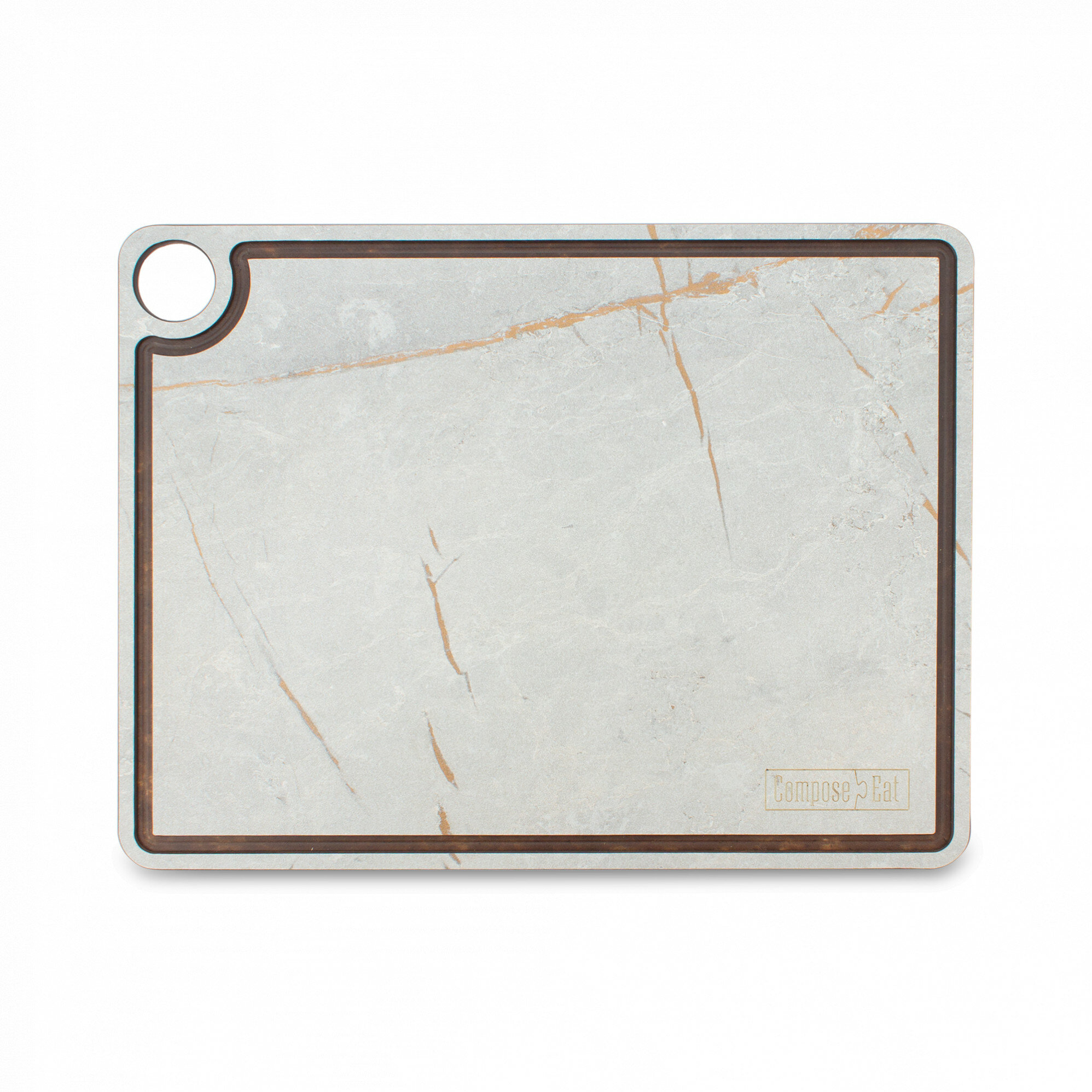 Разделочная доска Compose Eat DRJ32240435KL6 Fashion, с желобом, мраморная, 32х24 см