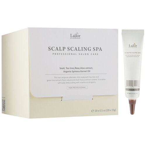 La'dor Пилинг для кожи головы Scalp Scaling SPA, 15 г, 20 шт., туба