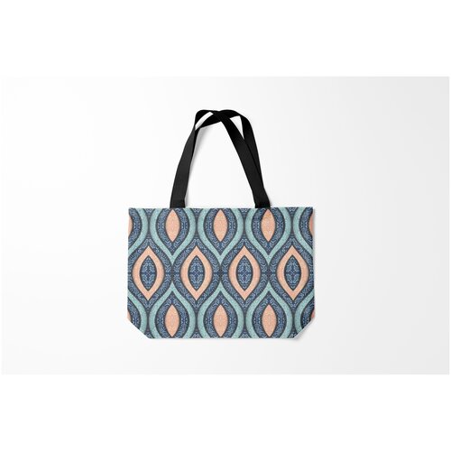 фото Сумка-шоппер / 46х35 см / популярные иллюстрации / текстуры восточный орнамент burnettie