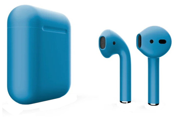 Наушники Apple AirPods 2 Color (без беспроводной зарядки чехла) Голубой матовый