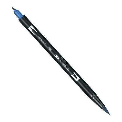 Tombow Маркер-кисть Abt Dual Brush Pen 535 синий кобальт