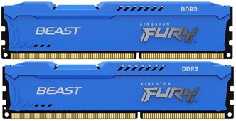 Оперативная память Kingston FURY Beast 8 ГБ (4 ГБ x 2) DDR3 1600 МГц DIMM CL10 KF316C10BK2/8