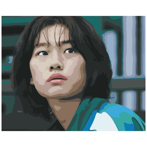 Картина по номерам Игра в кальмара: Сон Ки Хун 3, 40x50 см, Живопись по Номерам