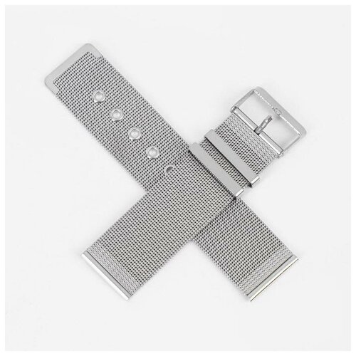 фото --- ремешок для часов, 22 мм, длина 18.5 см, нержавеющая сталь, шпильки в комплекте