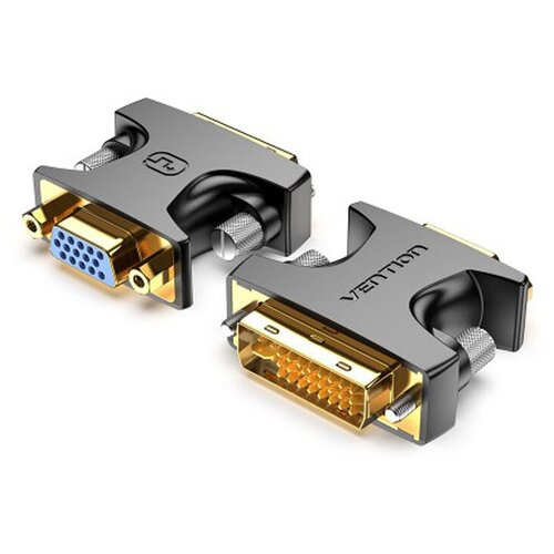 Аксессуар Vention DVI-I 24+5M - VGA 15F ECFB0 кабель vention для компьютера монитора проектора с разъемами dvi i dual link 24 5m vga 15m с ферритовым фильтром длина 3м черный