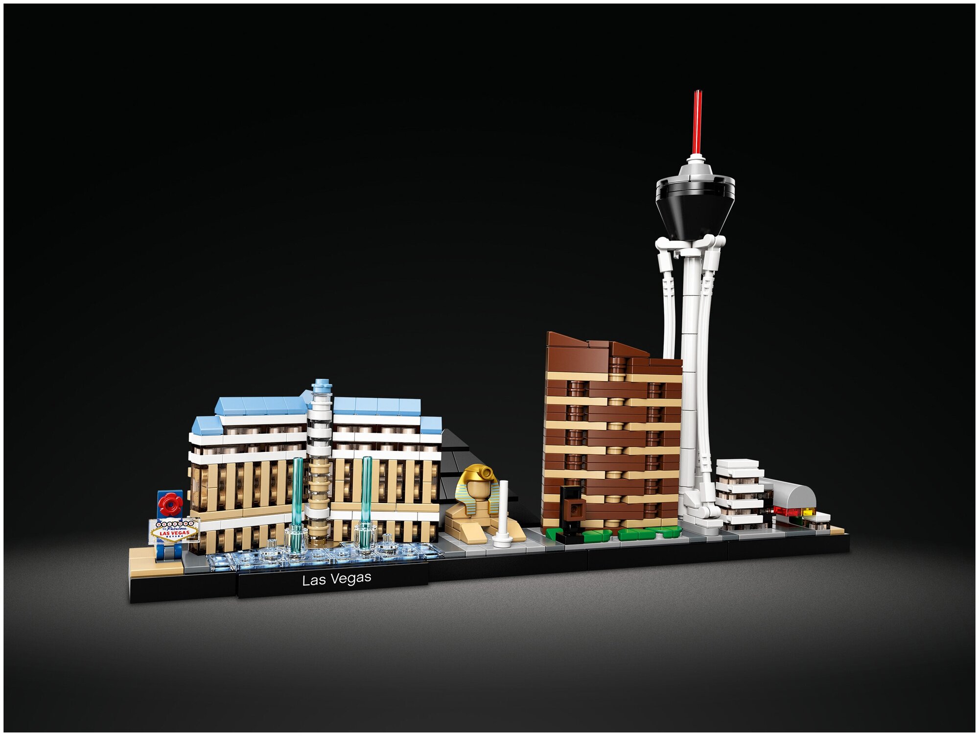 Конструктор LEGO Architecture Лас-Вегас, 501 деталь (21047) - фото №7