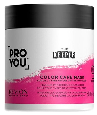 20538206 Revlon Prof. REVLON ProYou Keeper: Маска защита цвета для всех типов окрашенных волос (Color Care Mask), 500мл