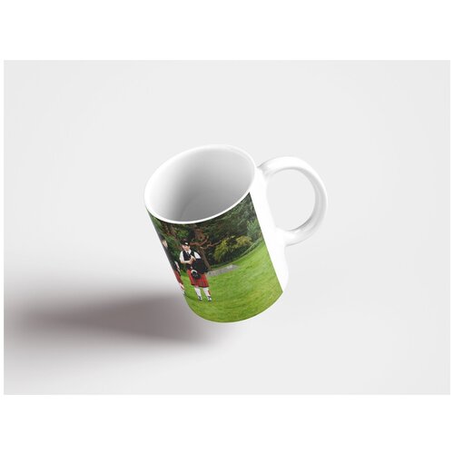 фото Кружка "два шотландца, шотландцы, великобритания 320 мл. белая" lotsprints