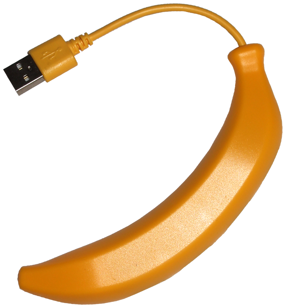 4-port USB2.0 Hub Iconik HUB-BANANA-4