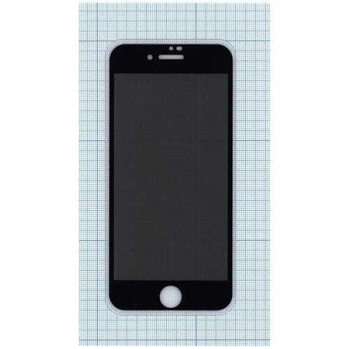 Защитное стекло Privacy Анти-шпион для iPhone 7/8 черное