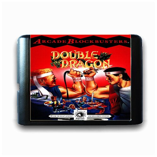 Картридж DOUBLE DRAGON 1 (16 bit) для Сеги картридж cборник игр 4 в 1 aa 4104 ru bare knuckle double dragon 1 2 hockey 16 bit для сеги